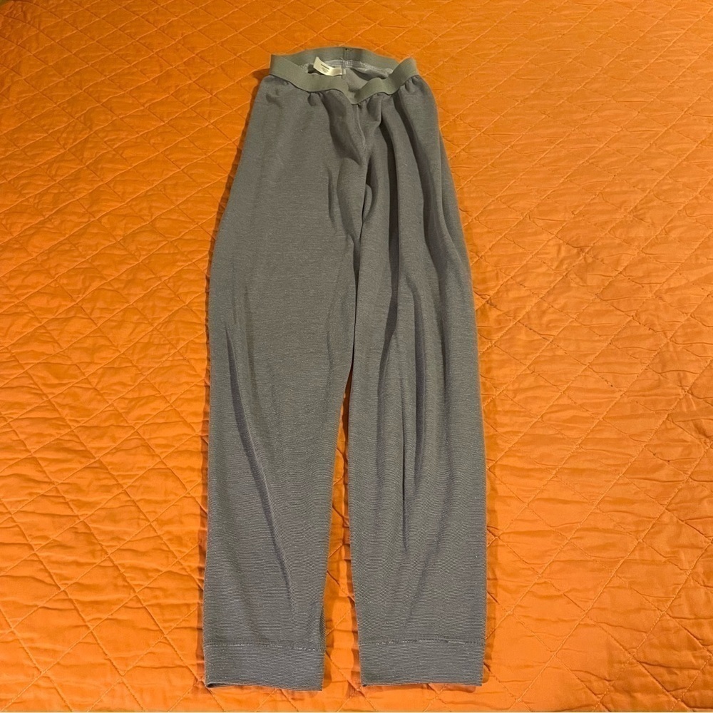 Patagonia SMALL Women's Performance Baselayer Capilene Leggings Gray USA